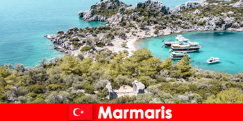Сонячний пляж і блакитна подорож чекають відпочиваючих в Мармарис Туреччині